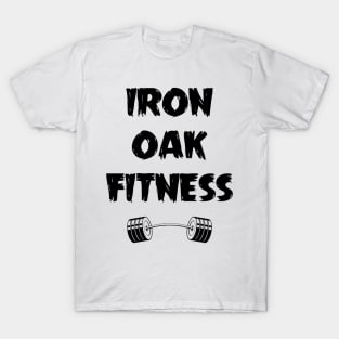 Iron Oak Fitness Wood Logo T-Shirt